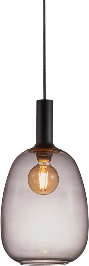Nordlux Hanglamp Alton Gerookt Zwart Ø23cm E27