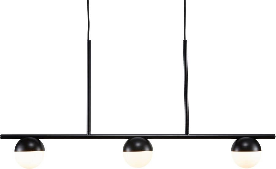 Nordlux Hanglamp CONTINA Textiel kabel met de mond geblazen opaal glas - Foto 2