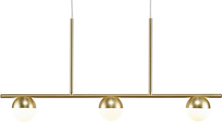 Nordlux Hanglamp CONTINA Textiel kabel met de mond geblazen opaal glas - Foto 2