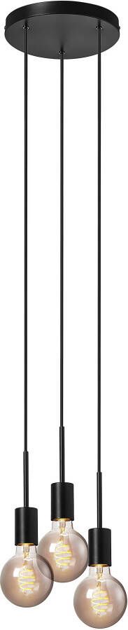 Nordlux Hanglamp Paco Zwart ⌀22 6cm 3xe27