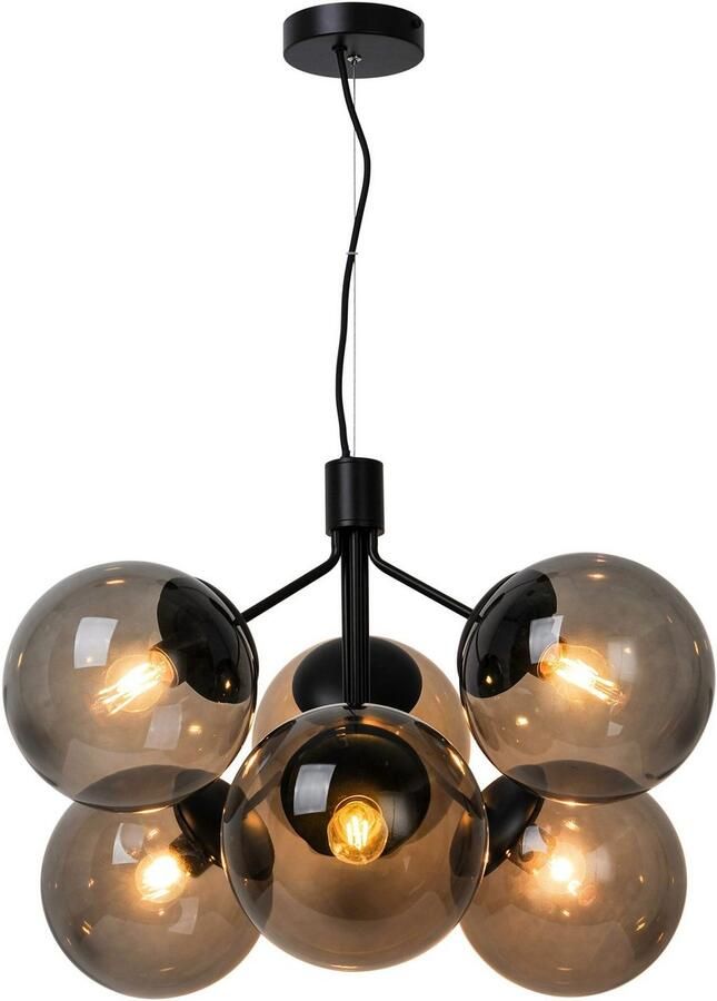 Nordlux Hanglamp Ivona Zwart 6xe27 - Foto 3