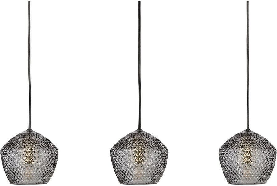 Nordlux Hanglamp ORBIFORM Structuur glas kap messing applicatie