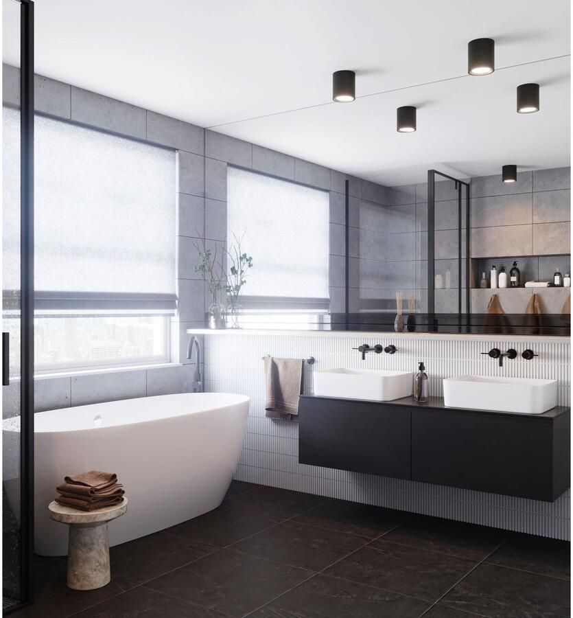 Nordlux Led-plafondlamp Landon Dimbaar via 3-niveaus Moodmaker™ aan de binnen- en buitenlichtring (1 stuk)