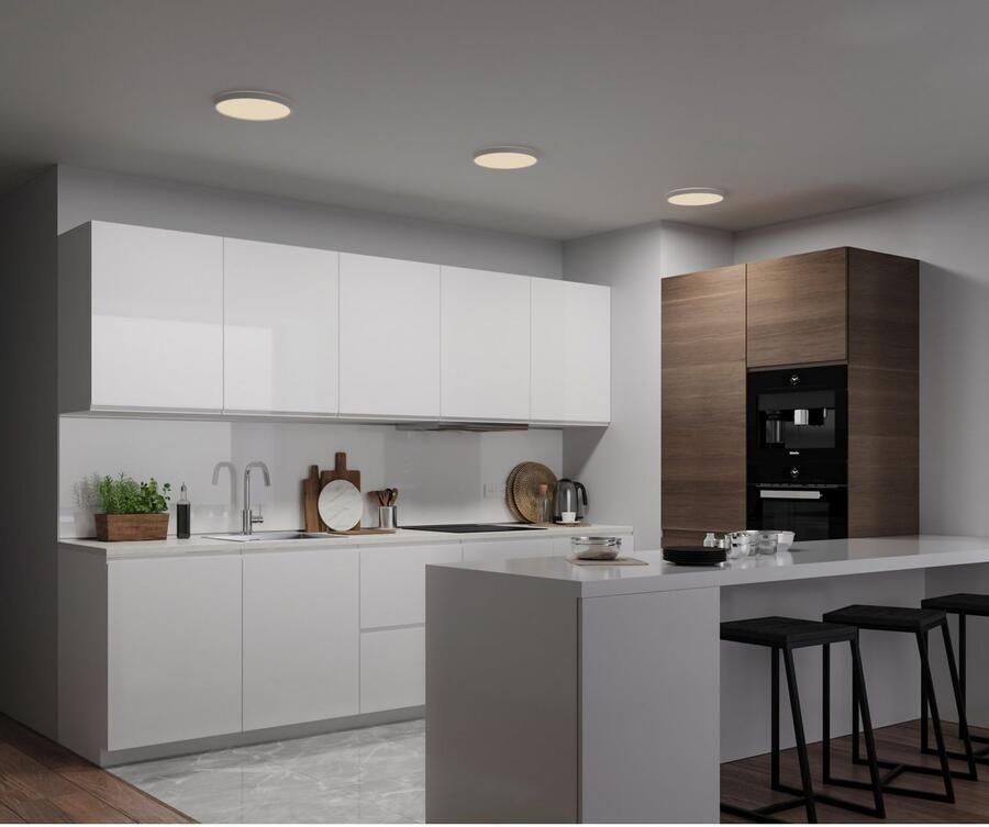 Nordlux Led-plafondlamp OJA Kleurwisseling + nachtlicht functie inclusief led module incl. dimmer