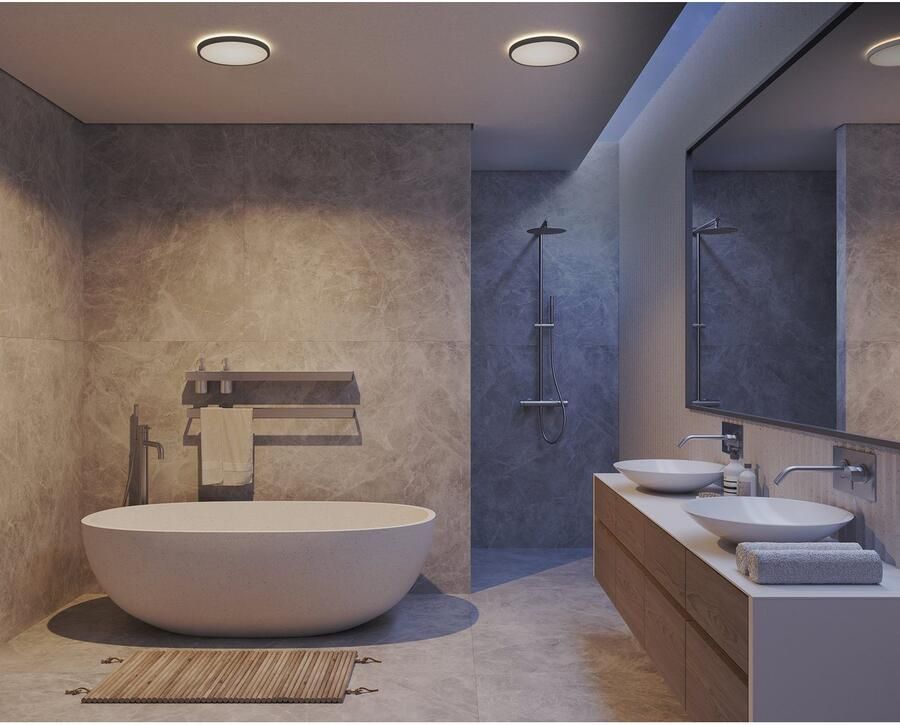 Nordlux Led-plafondlamp OJA Kleurwisseling voor badkamer en buiten inclusief led module incl. dimmer