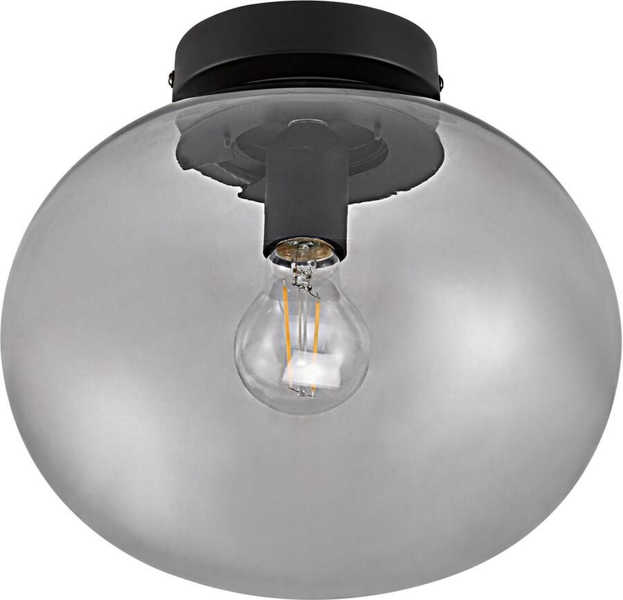 Nordlux Plafondlamp Alton Gerookt Zwart ⌀27 5cm E27