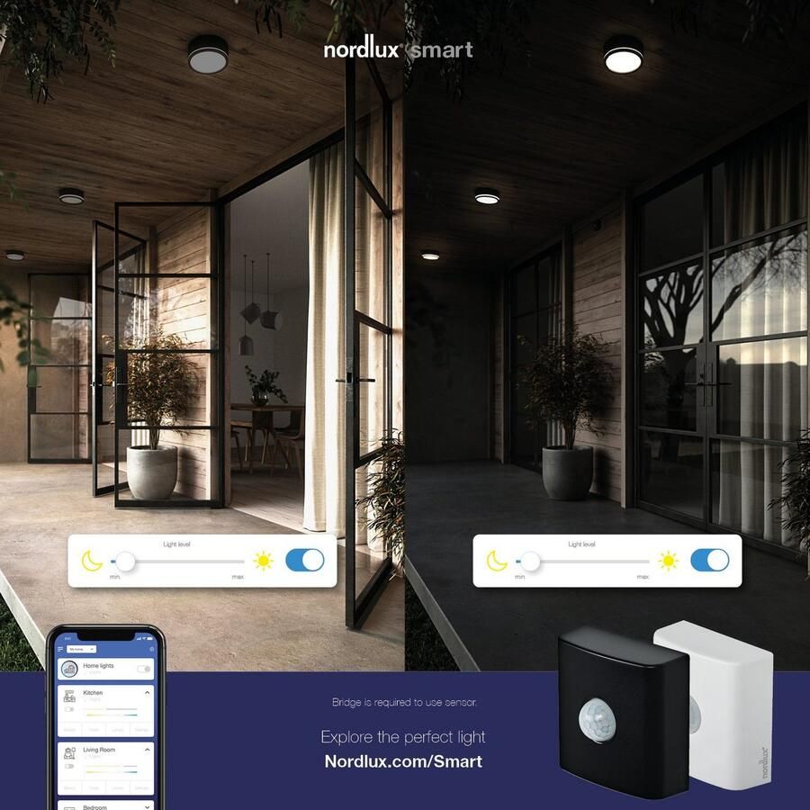 Nordlux Sensor Smartlight Mobiele Smart Home sensor bewegings- schemeringsmelder