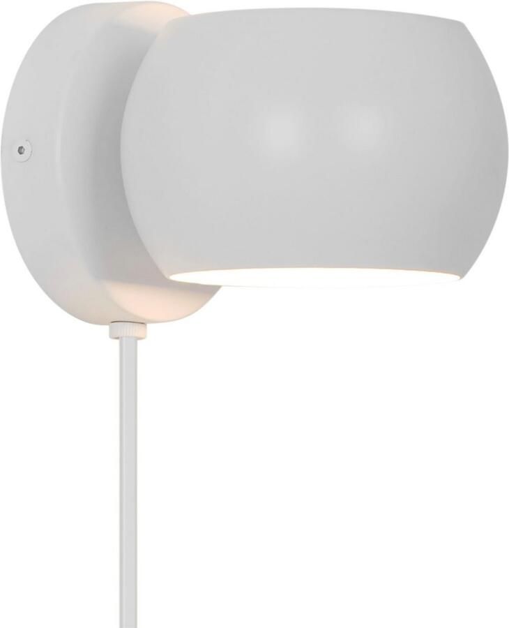 Nordlux Wandlamp Belir Ø 13 cm wit