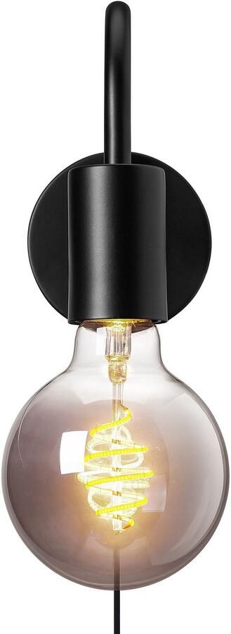 Nordlux PACO Wandlamp E27 1x Rond Zwart - Foto 4