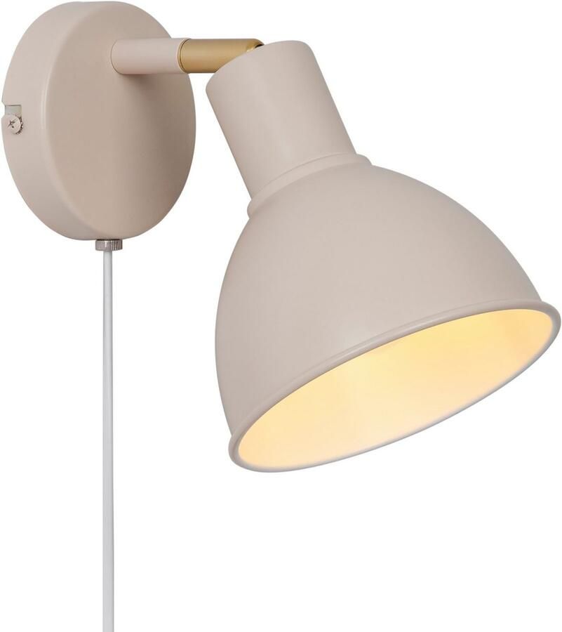 Nordlux Wandlamp POP tijdloos en eenvoudig ontwerp stabiele metalen behuizing (1 stuk)