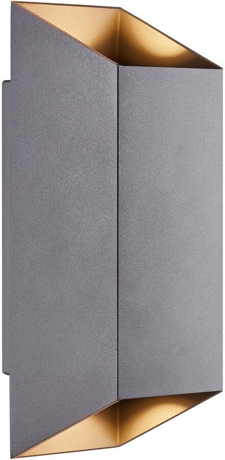 Nordlux Wandlamp voor buiten Nico Square Eenvoudige installatie parallelschakeling mogelijk IP54-bescherming (1 stuk)
