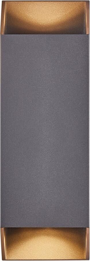 Nordlux Wandlamp voor buiten Nico Square Eenvoudige installatie parallelschakeling mogelijk IP54-bescherming (1 stuk) - Foto 3