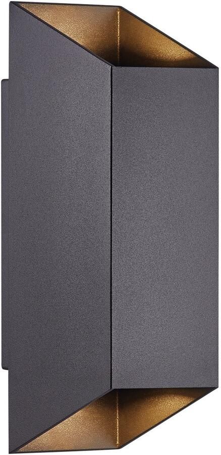 Nordlux Wandlamp voor buiten Nico Square Licht zowel naar boven als beneden zacht licht (1 stuk)