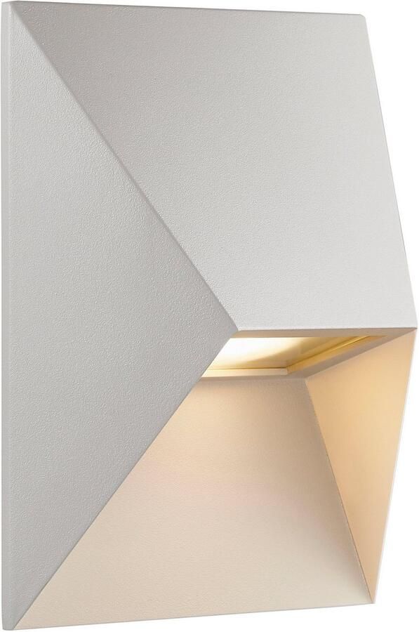 Nordlux Wandlamp voor buiten Pontio Architectonisch ontwerp parallelschakeling mogelijk elegante compacte afm (1 stuk)
