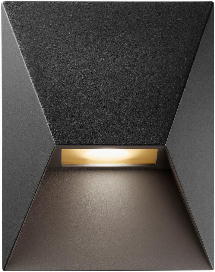 Nordlux Wandlamp voor buiten Pontio Architectonisch ontwerp parallelschakeling mogelijk verwisselbare gloeilamp (1 stuk)