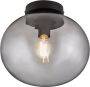 Nordlux Plafondlamp Alton Gerookt Zwart ⌀27 5cm E27 - Thumbnail 2