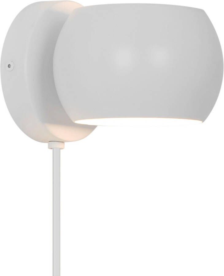 Nordlux Wandlamp Belir Ø 13 cm wit