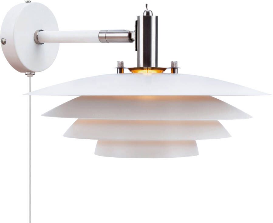 Nordlux Wandlamp Bretagne Wit ⌀30cm G9