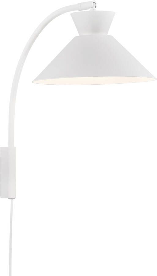 Nordlux Wandlamp Dial Noordse eenvoud met duidelijke lijnen decoratief uplight-effect (1 stuk)