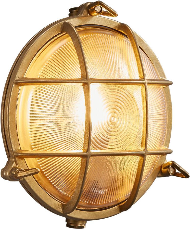 Nordlux Polperro scheepslamp buitenlamp E27 IP65 goud