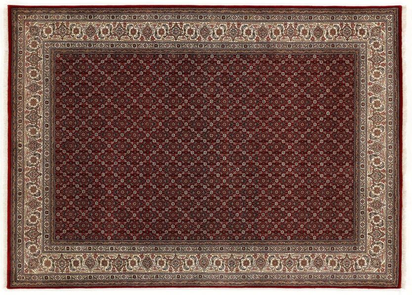 OCI DIE TEPPICHMARKE Oosters tapijt Cavari Herati met de hand geknoopt met franje woonkamer slaapkamer