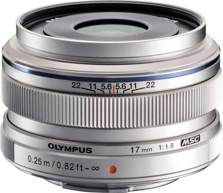 Olympus M Zuiko Digital ED 17mm f 1.8 Zilver | Prime lenzen | Fotografie Objectieven | V311050SE000