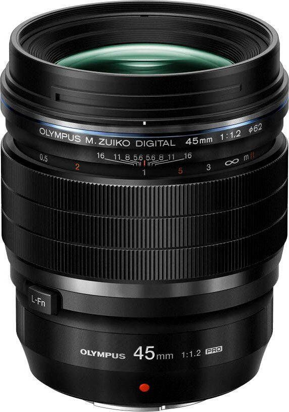 Olympus Telelens M.ZUIKO DIGITAL ED 45 mm F1.2 PRO geschikt voor & om system mft camera's