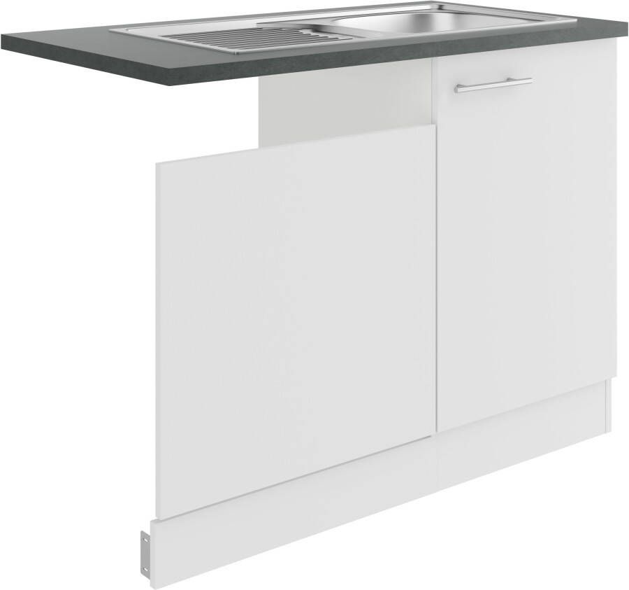 OPTIFIT Gootsteenkast Bella Breedte 110 cm voor gedeeltelijk geïntegreerde vaatwasser