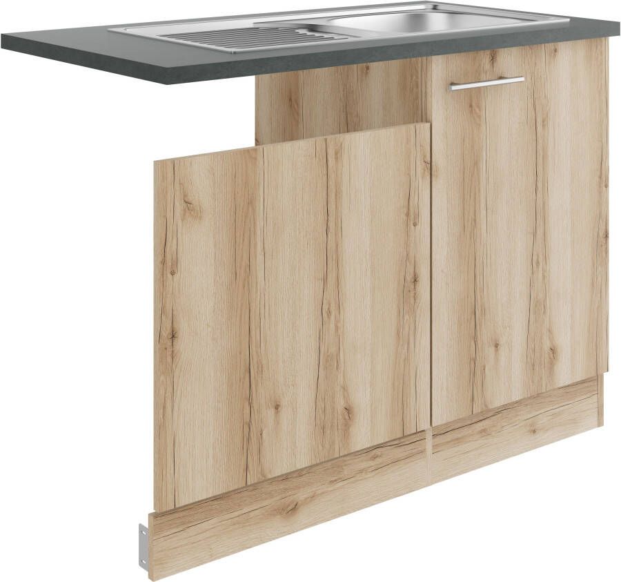 OPTIFIT Gootsteenkast Bella Breedte 110 cm voor gedeeltelijk geïntegreerde vaatwasser