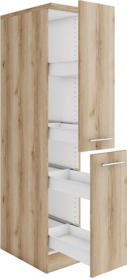 OPTIFIT Apothekerskast Bella Breedte 30 cm hoogte 174 4 cm 2 uittrekken