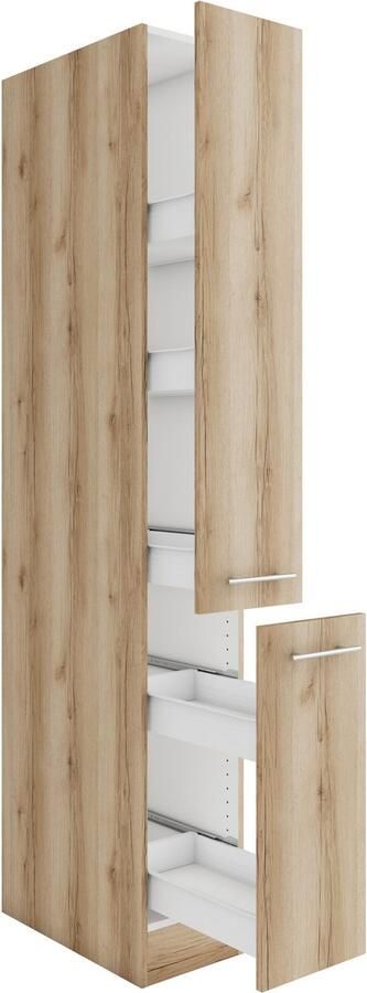OPTIFIT Apothekerskast Bella Breedte 30 cm hoogte 206 8 cm 2 uittrekken