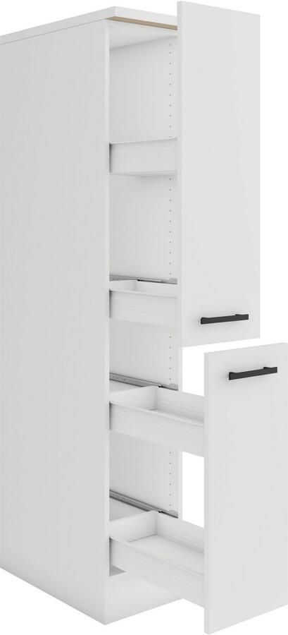 OPTIFIT Apothekerskast Palma Breedte 30 cm hoogte 174 4 cm 2 uittrekken 5 planken