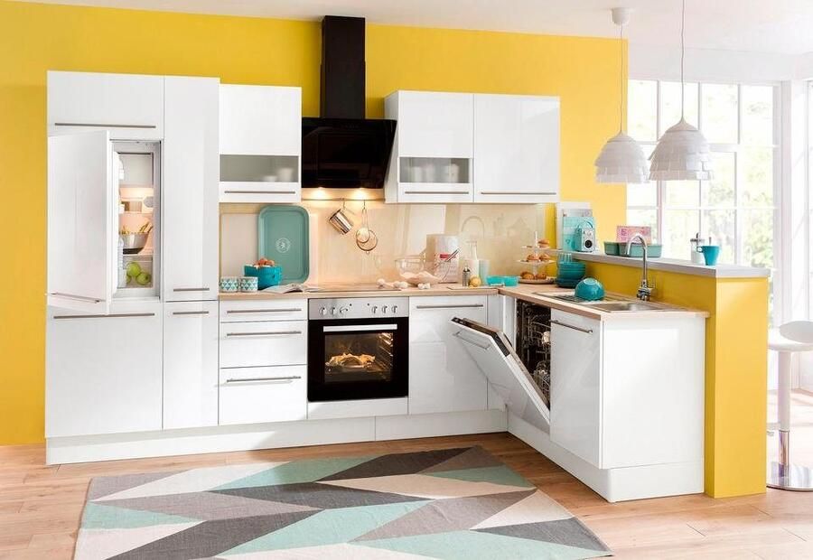 OPTIFIT Apothekerskast Bern 30 cm breed 212 cm hoog met in hoogte verstelbare stelpoten