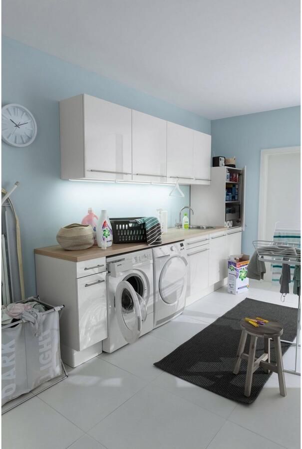 OPTIFIT Hoge kast Bern 60 cm breed 176 cm hoog met in hoogte verstelbare stelpoten