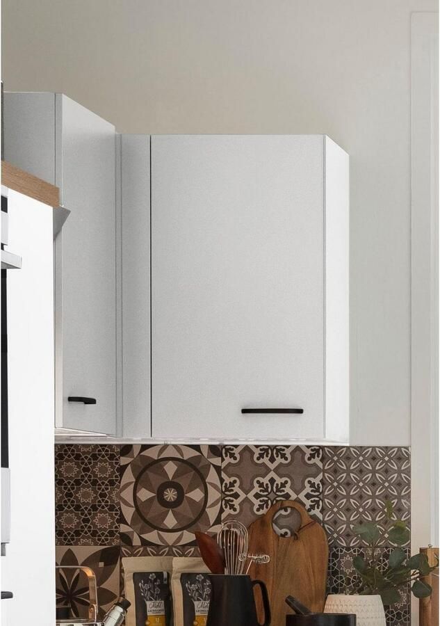 OPTIFIT Hangend kastje Elga met soft-closefunctie en metalen greep breedte 45 cm