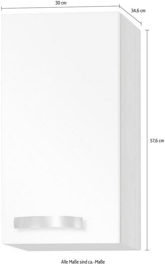 OPTIFIT Hangend kastje Faro met metalen greep breedte 30 cm