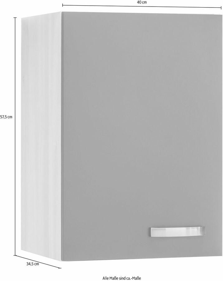 OPTIFIT Hangend kastje Faro met metalen greep breedte 40 cm