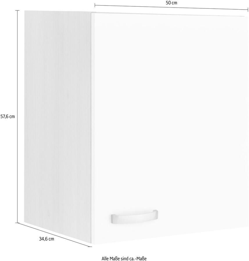 OPTIFIT Hangend kastje Faro met metalen greep breedte 50 cm