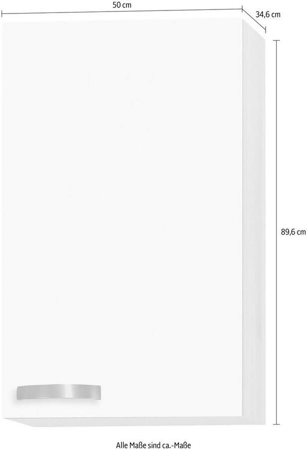 OPTIFIT Hangend kastje Faro met metalen greep breedte 50 cm