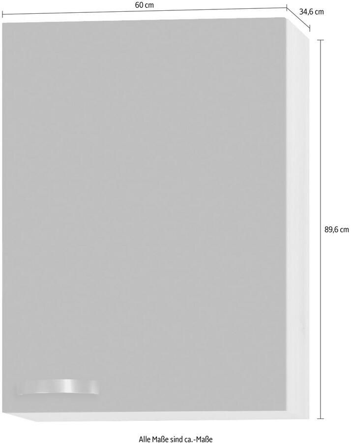 OPTIFIT Hangend kastje Faro met metalen greep breedte 60 cm