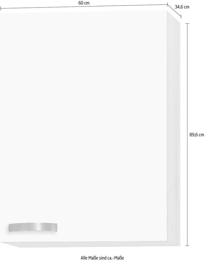 OPTIFIT Hangend kastje Faro met metalen greep breedte 60 cm