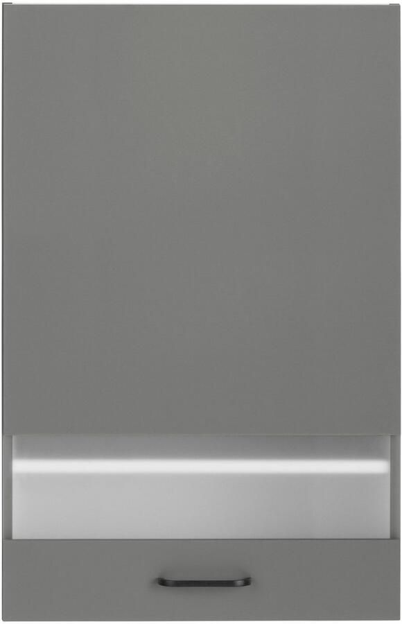 OPTIFIT Hangend kastje met glasdeur Elga met soft-closefunctie en metalen greep breedte 50 cm