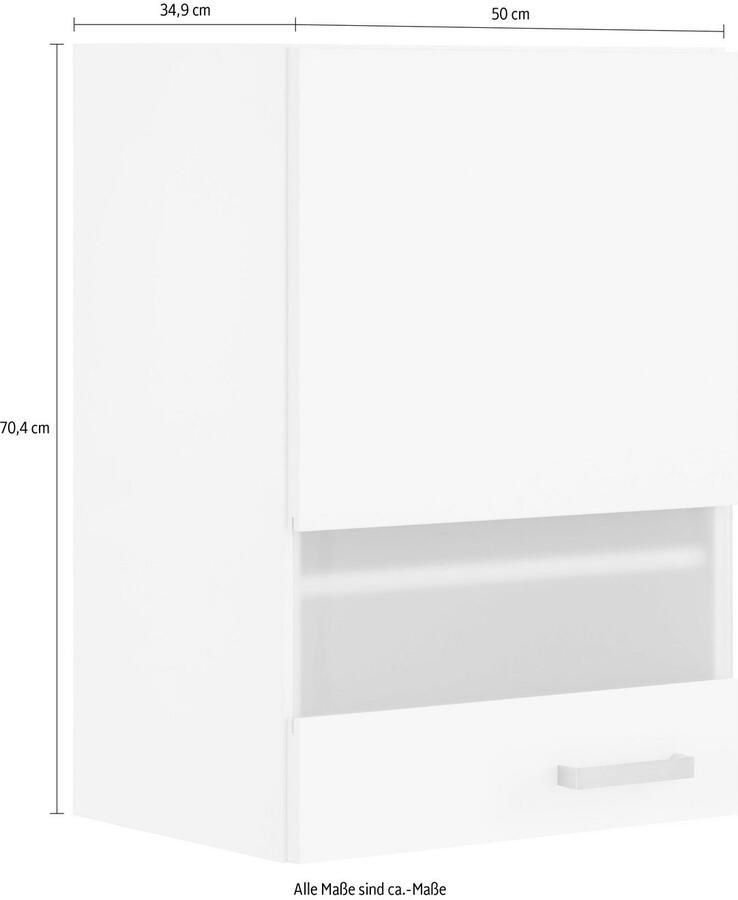 OPTIFIT Hangend kastje met glasdeur Parma Breedte 50 cm