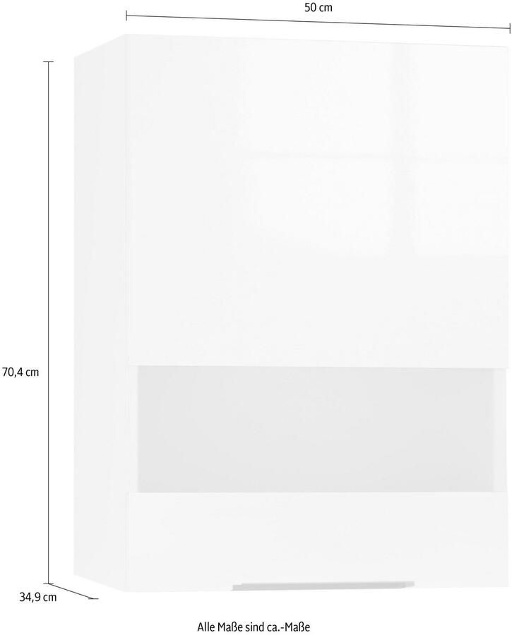 OPTIFIT Hangend kastje met glasdeur Tara breedte 50 cm