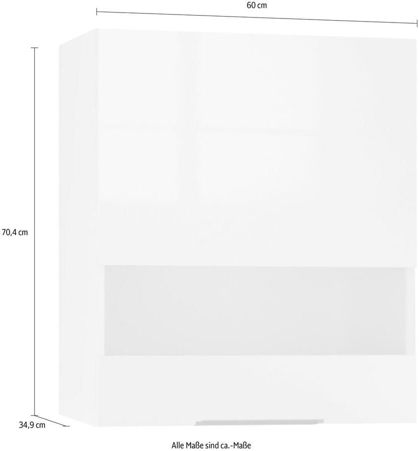 OPTIFIT Hangend kastje met glasdeur Tara breedte 60 cm