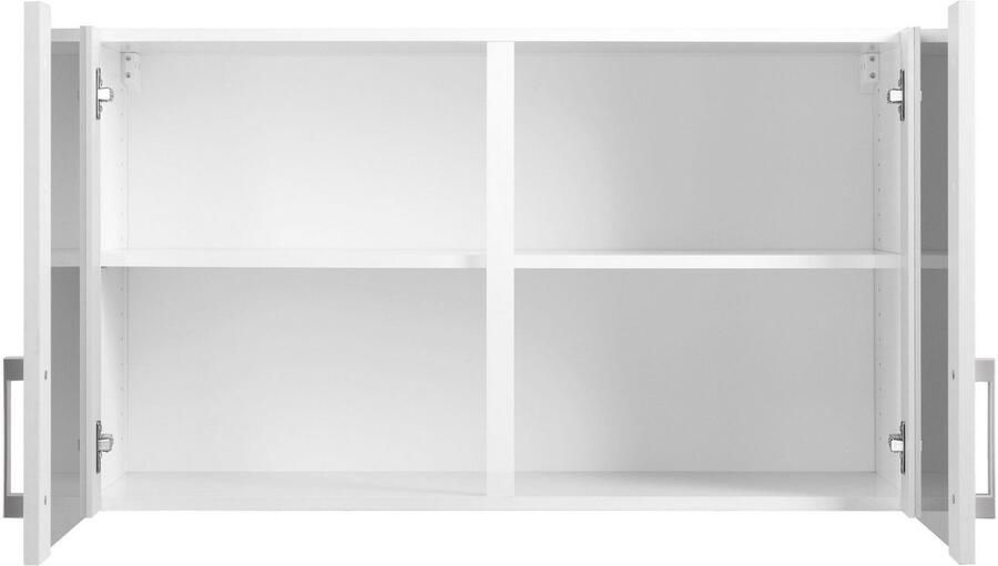 OPTIFIT Hangend kastje Odense 100 cm breed met 2 deuren met glasinzet