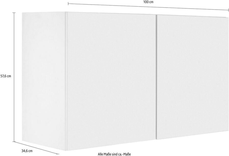 OPTIFIT Hangend kastje Roth Breedte 100 cm