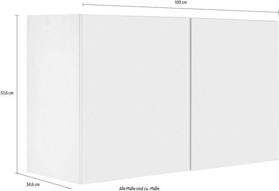 OPTIFIT Hangend kastje Roth Breedte 100 cm