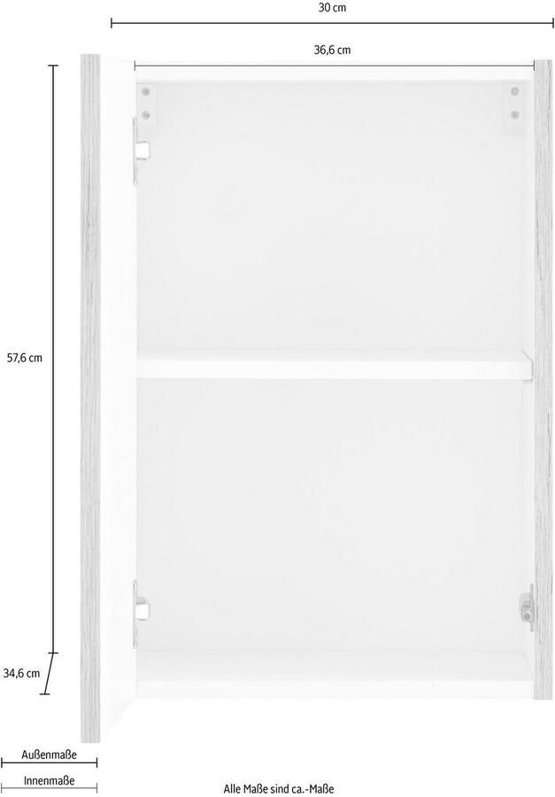 OPTIFIT Hangend kastje Roth Breedte 30 cm