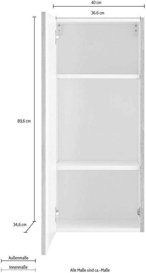 OPTIFIT Hangend kastje Roth Breedte 40 cm